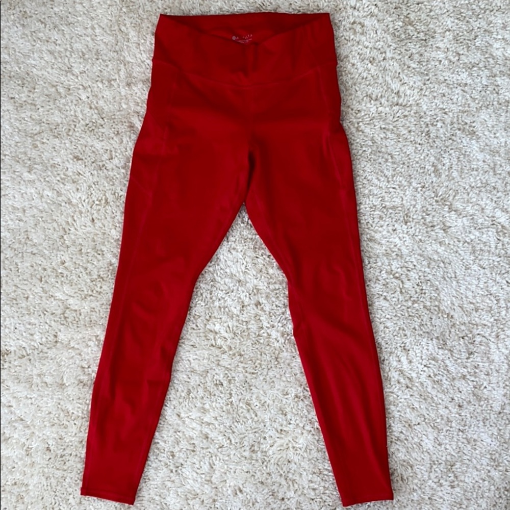 Athleta red leggings